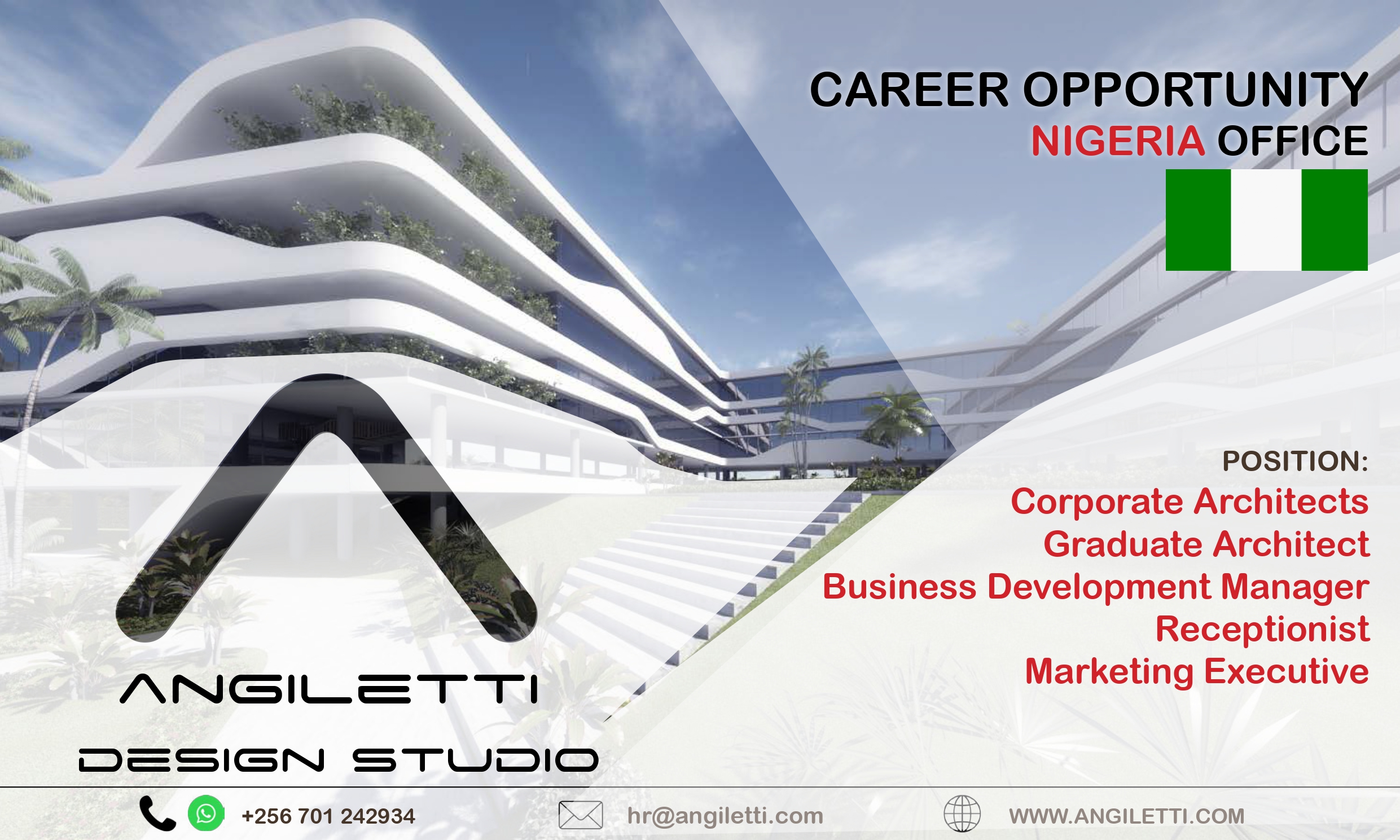 Angiletti Design Studio Job Advert